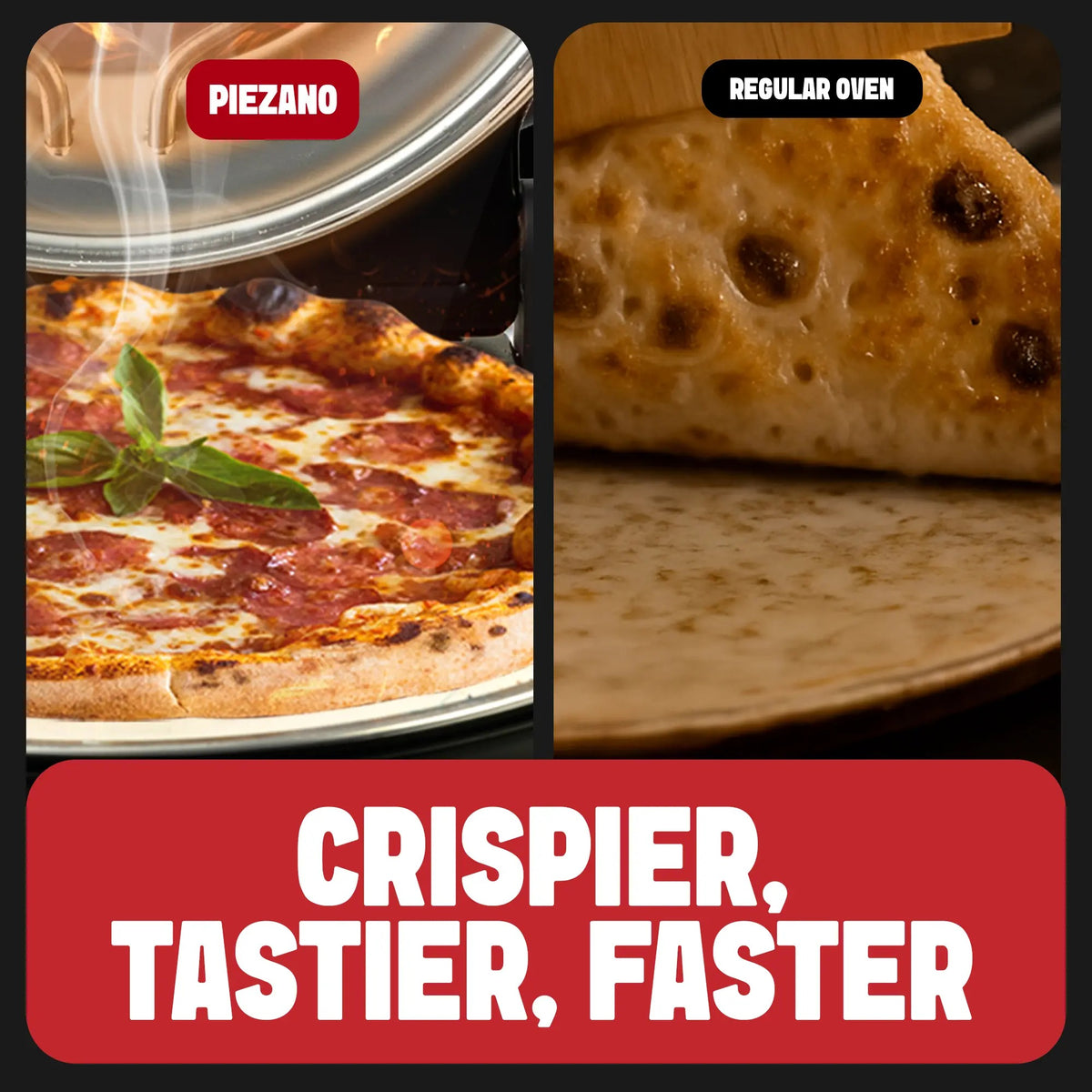 ⏰️Last Day Flash Sale🔥800° Countertop Brick Pizza Oven