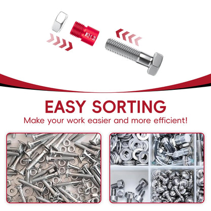🔥26/44PCS Nut and Bolt Thread Checker🔩