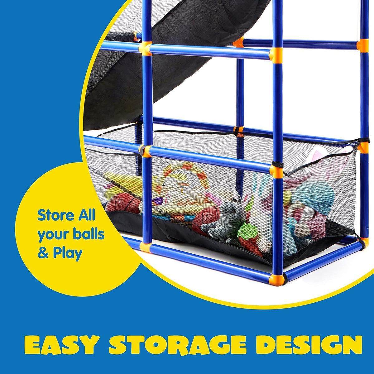 2026 Toys for Kids Arcade Basketball Game Set with 4 Inflatable Balls & Hoop